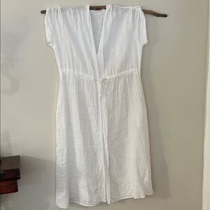 Elegant White Midi Dress